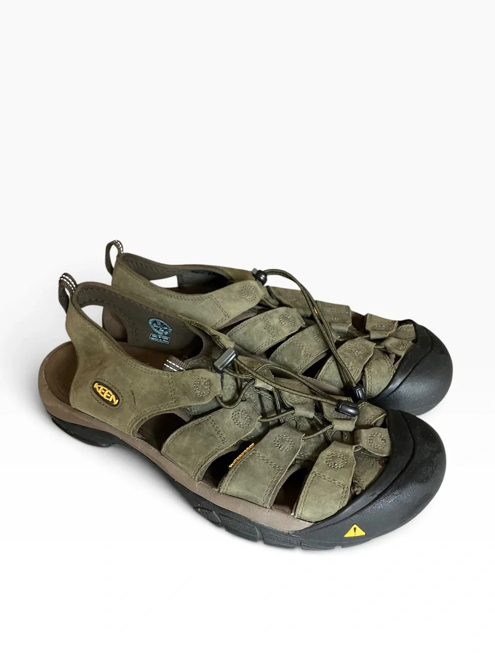 KEEN Sandals Men’s Newport Olive Green Waterproof Closed Toe 110220 SIZE 13